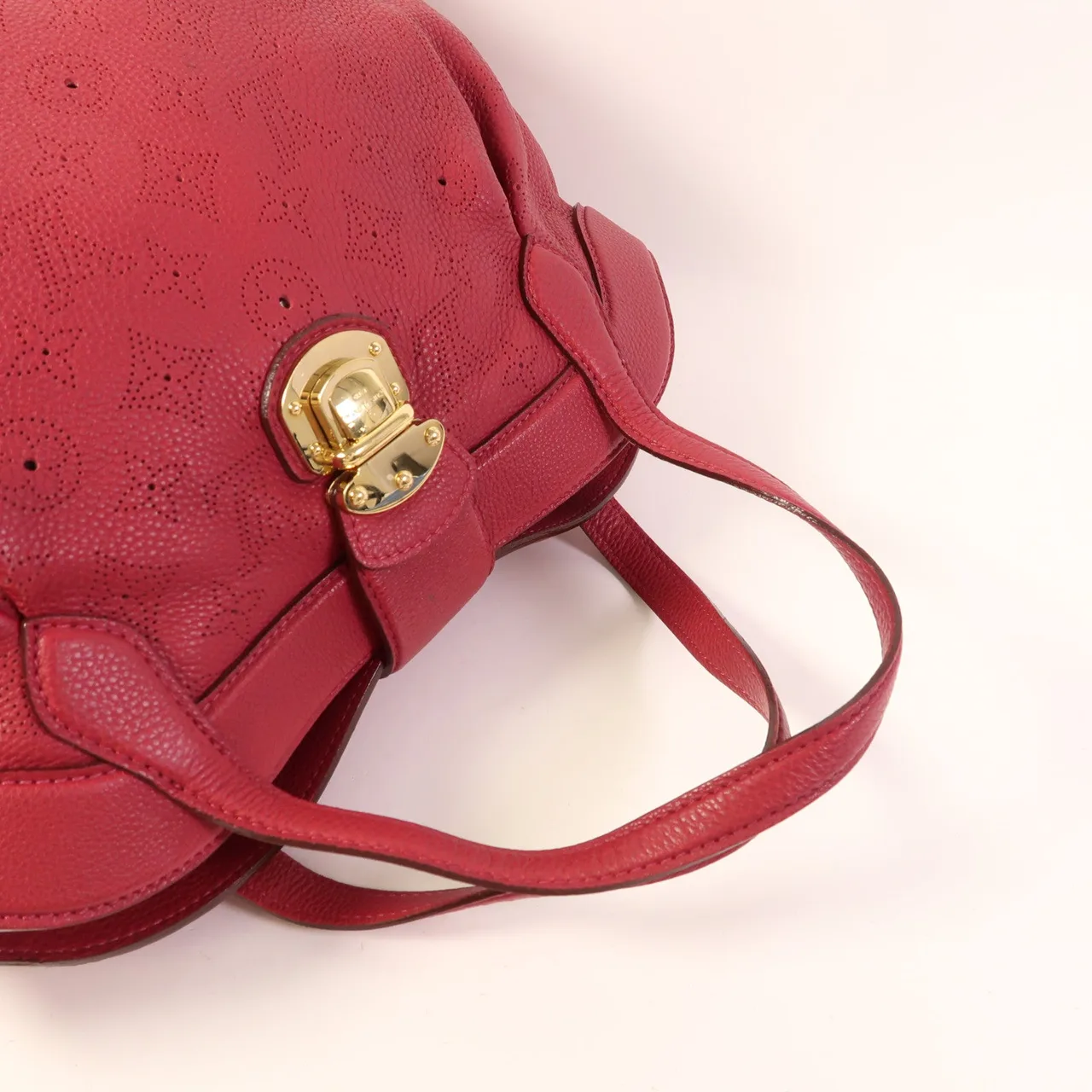 LOUIS VUITTON M93817 手提包 牛皮 紅色 / Red 牛皮 中古品A - 縮圖 5