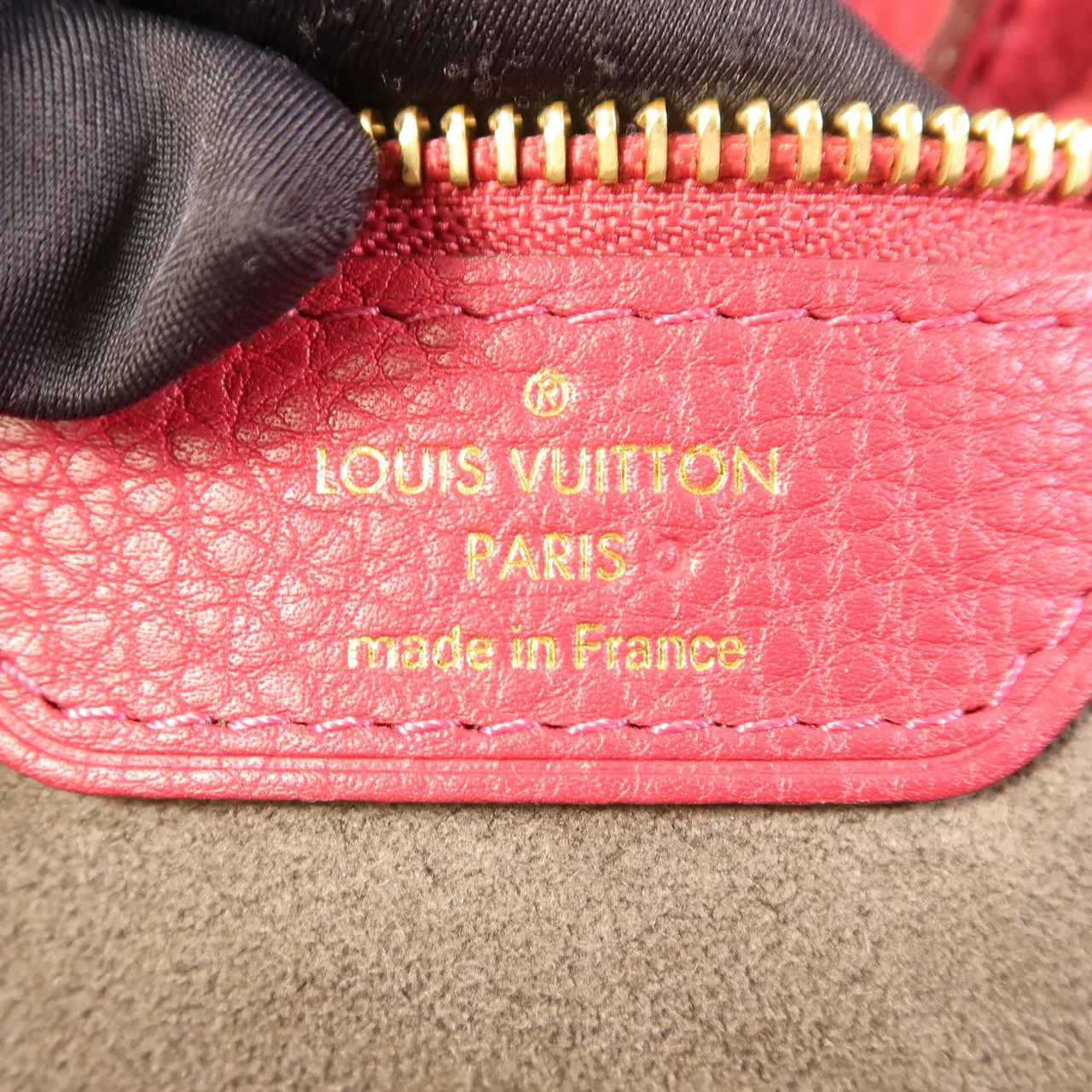 LOUIS VUITTON M93817 手提包 牛皮 紅色 / Red 牛皮 中古品A - 縮圖 7