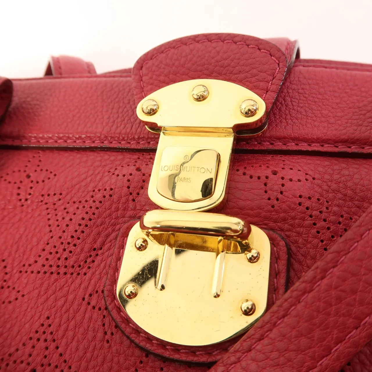 LOUIS VUITTON M93817 手提包 牛皮 紅色 / Red 牛皮 中古品A - 縮圖 10