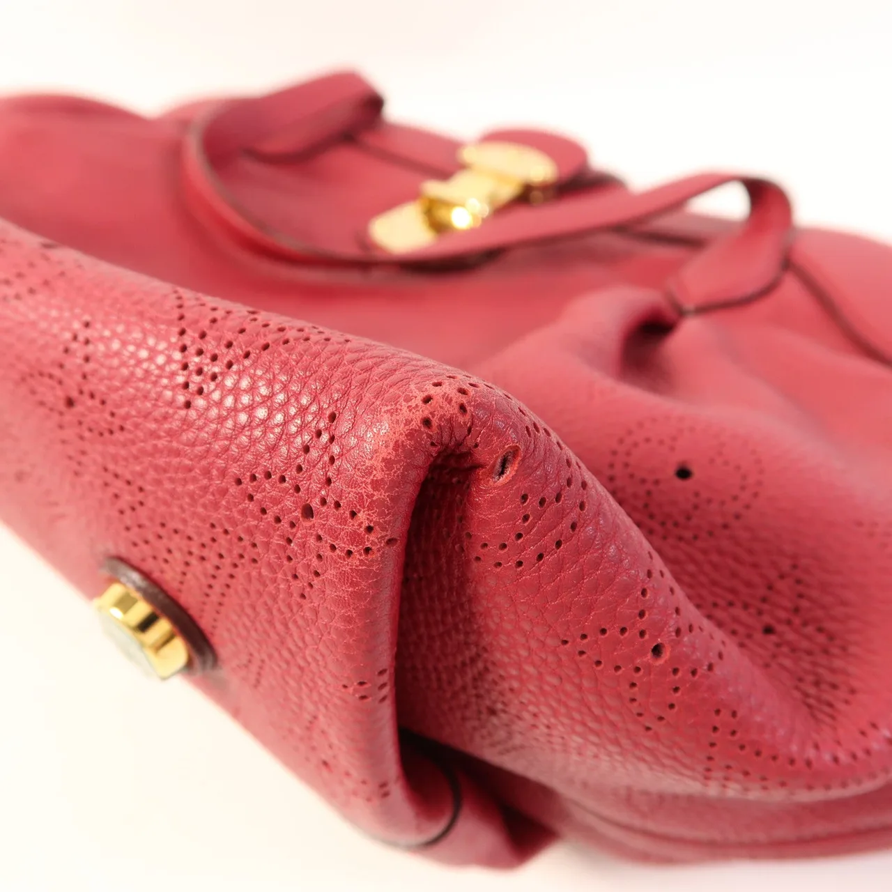 LOUIS VUITTON M93817 手提包 牛皮 紅色 / Red 牛皮 中古品A - 縮圖 11