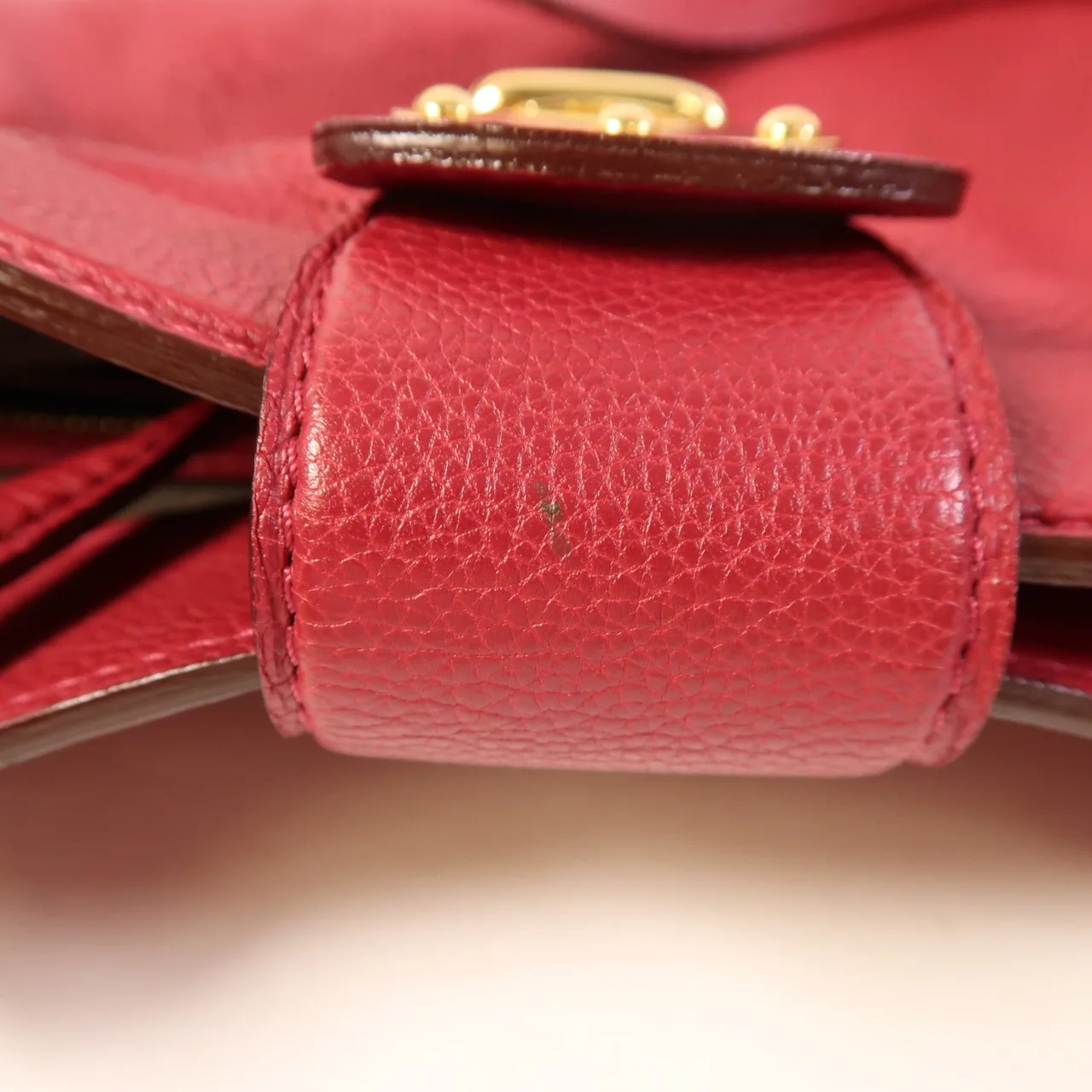 LOUIS VUITTON M93817 手提包 牛皮 紅色 / Red 牛皮 中古品A - 縮圖 15