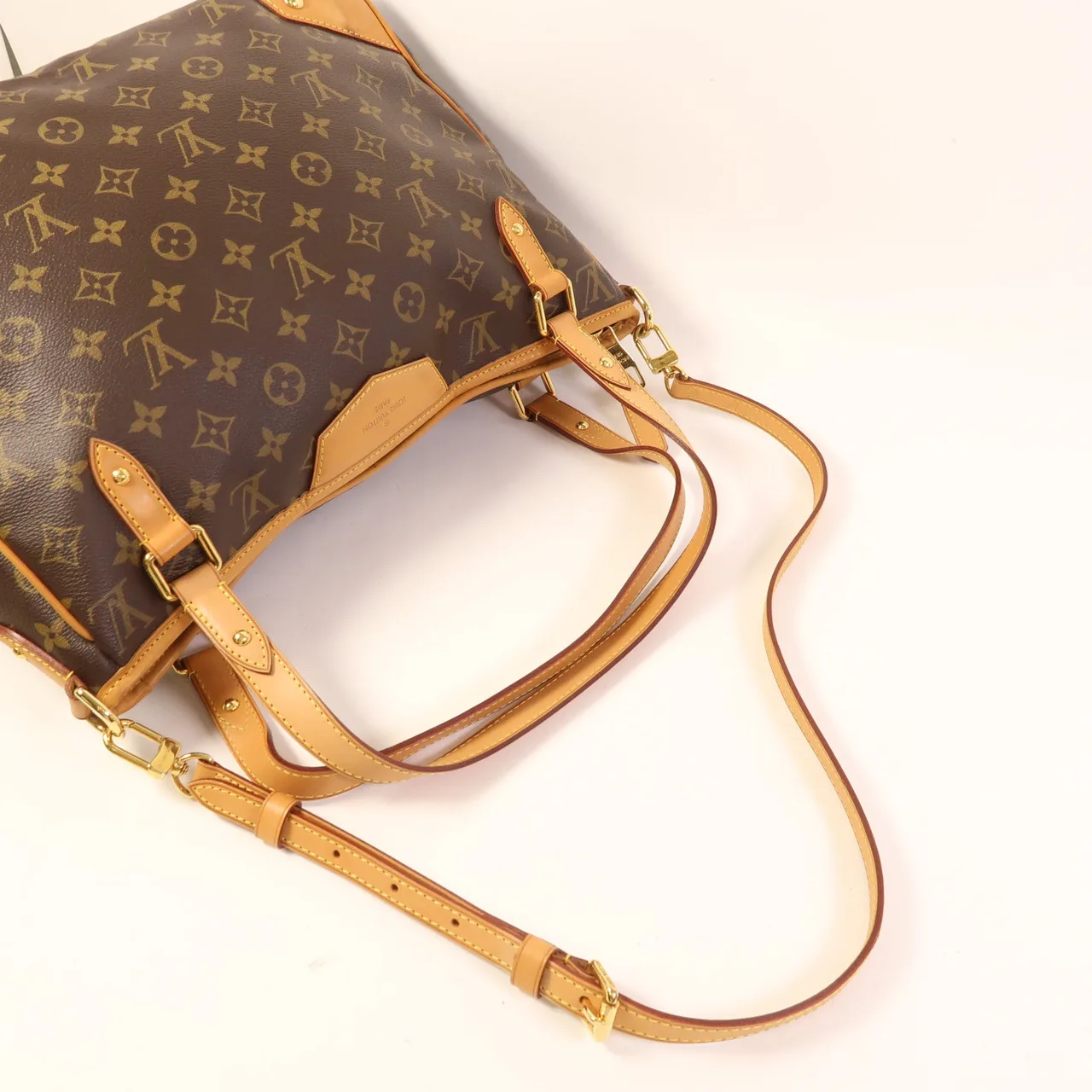 LOUIS VUITTON Estrela M41232 兩用包 塗層帆布 棕色 塗層帆布 中古品B - 縮圖 6