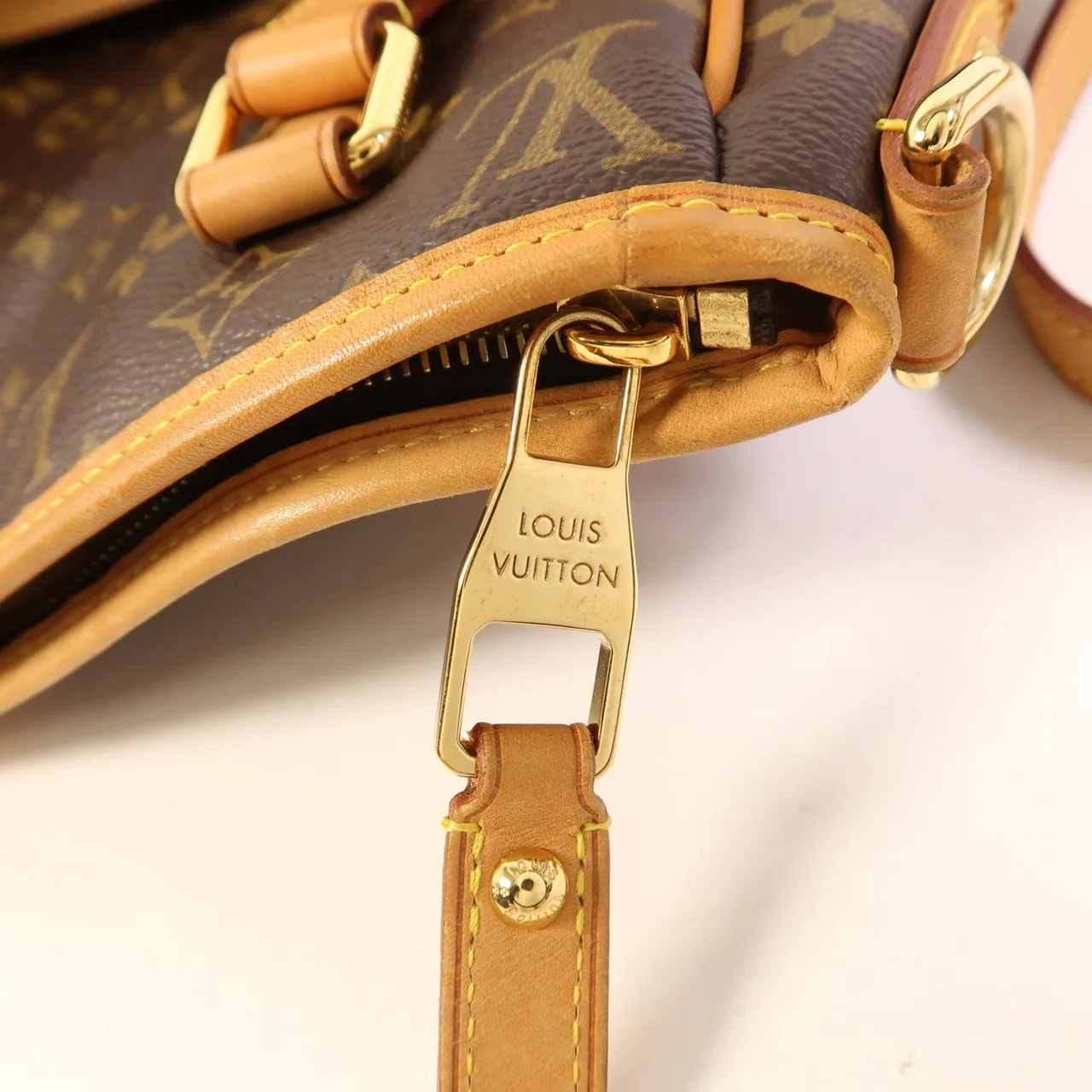 LOUIS VUITTON Estrela M41232 兩用包 塗層帆布 棕色 塗層帆布 中古品B - 縮圖 10