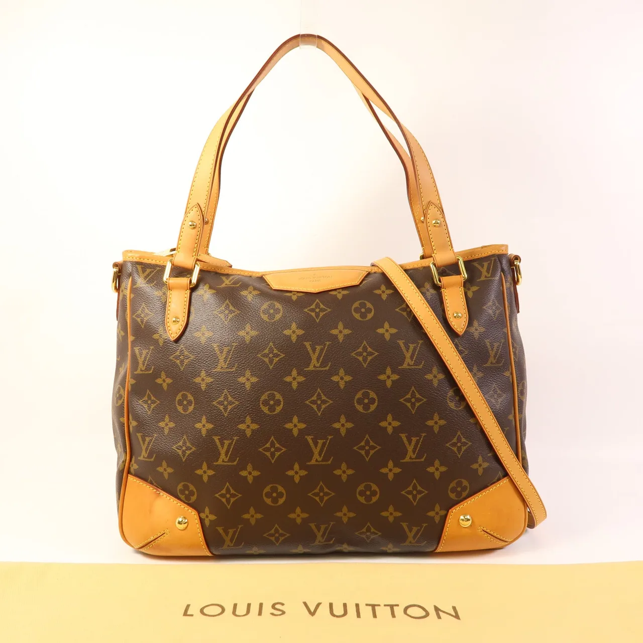 LOUIS VUITTON Estrela M41232 兩用包 塗層帆布 棕色 塗層帆布 中古品B - 縮圖 23