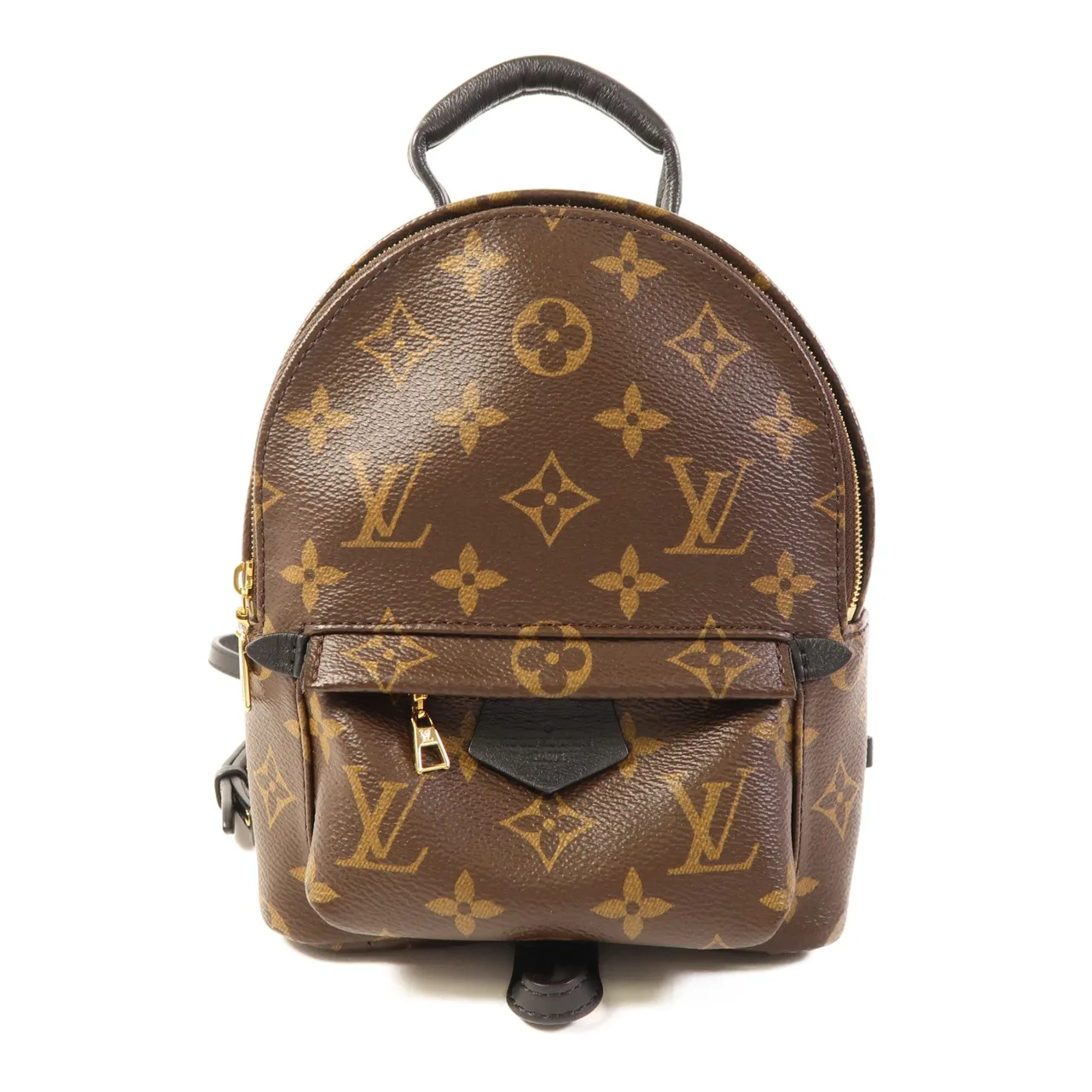 LOUIS VUITTON Palm Springs M44873 背包 塗層帆布 棕色