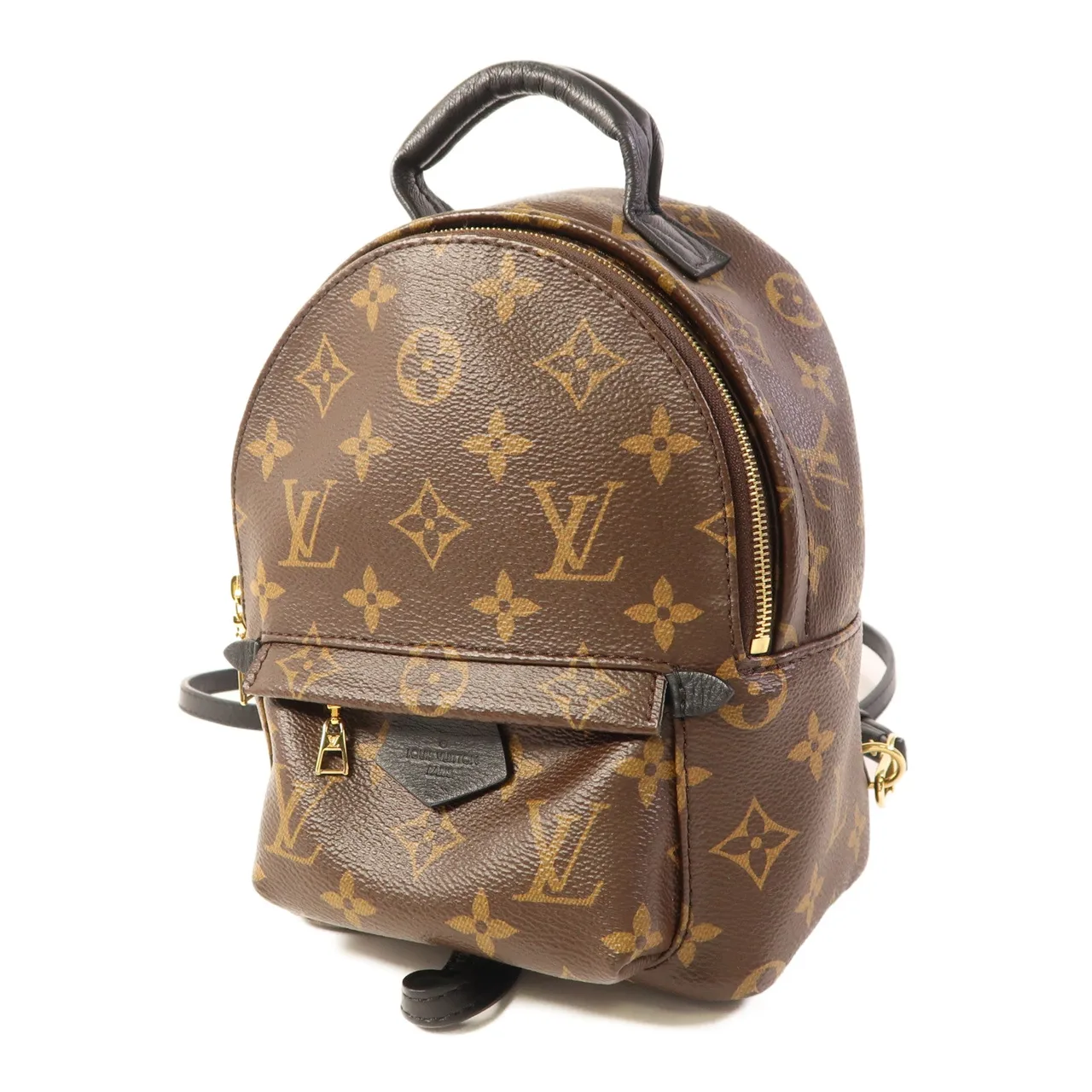 LOUIS VUITTON Palm Springs M44873 背包 塗層帆布 棕色 塗層帆布 中古品A - 縮圖 3