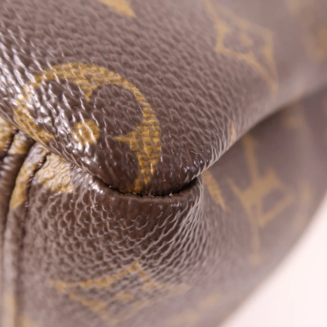 LOUIS VUITTON Pallas M40906 兩用包 塗層帆布 棕色 塗層帆布 中古品B - 縮圖 11