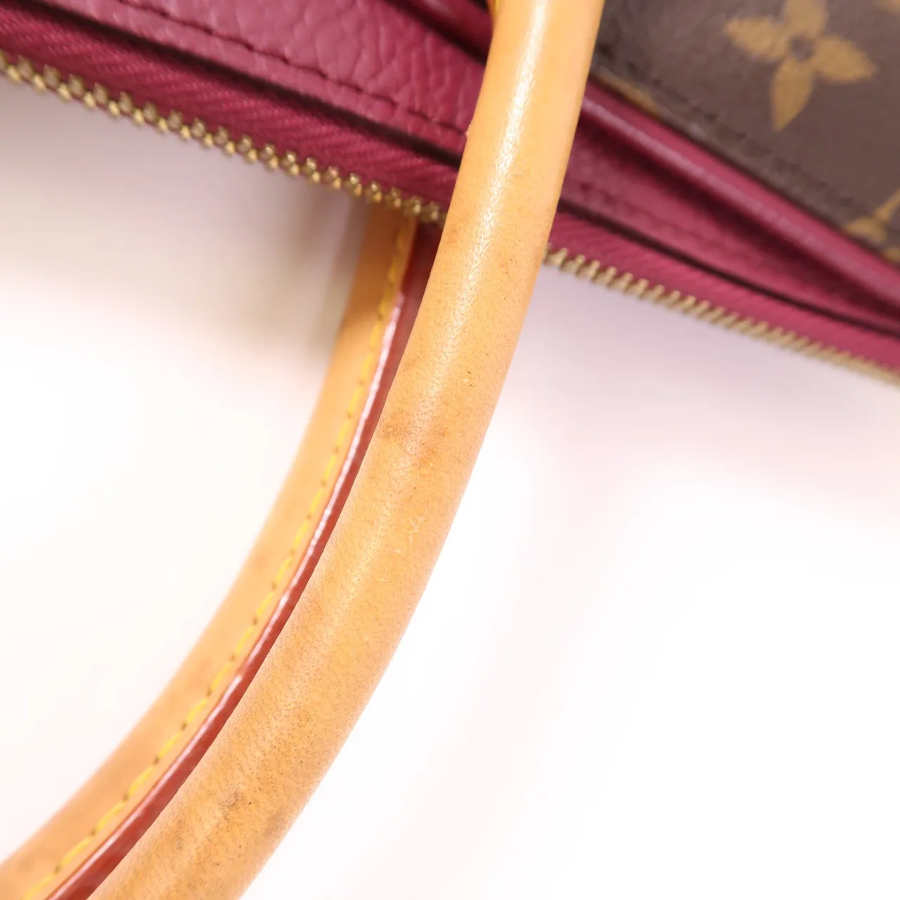 LOUIS VUITTON Pallas M40906 兩用包 塗層帆布 棕色 塗層帆布 中古品B - 縮圖 15