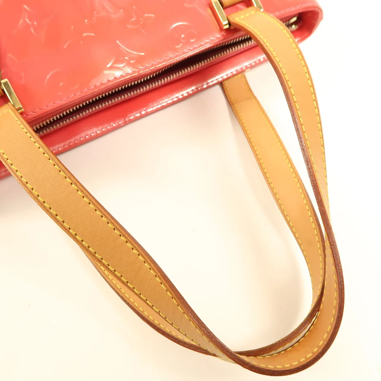 LOUIS VUITTON M9135F 肩背包 皮革 粉色 / 棕色 / Pink 皮革 中古品B - 縮圖 5