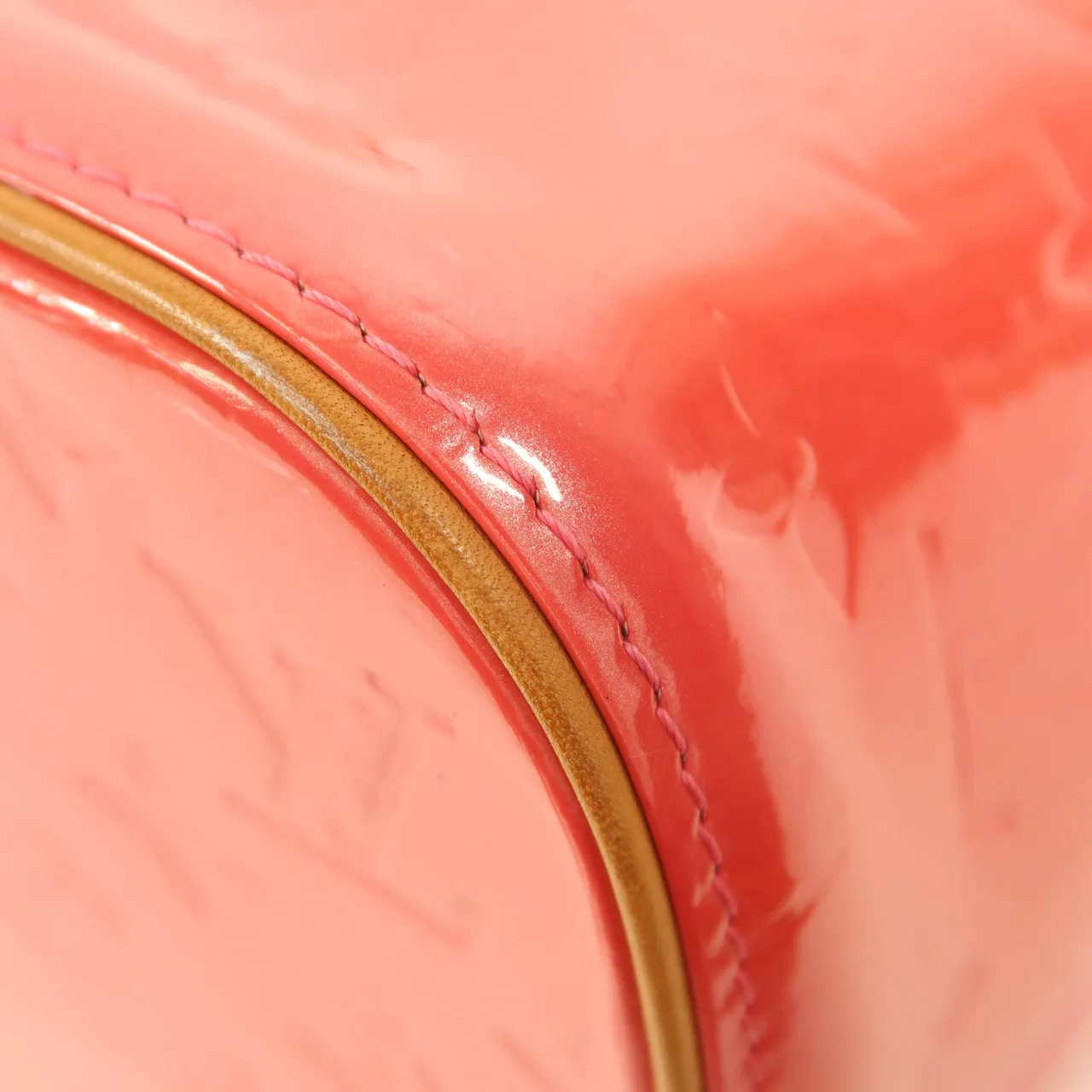 LOUIS VUITTON M9135F 肩背包 皮革 粉色 / 棕色 / Pink 皮革 中古品B - 縮圖 6