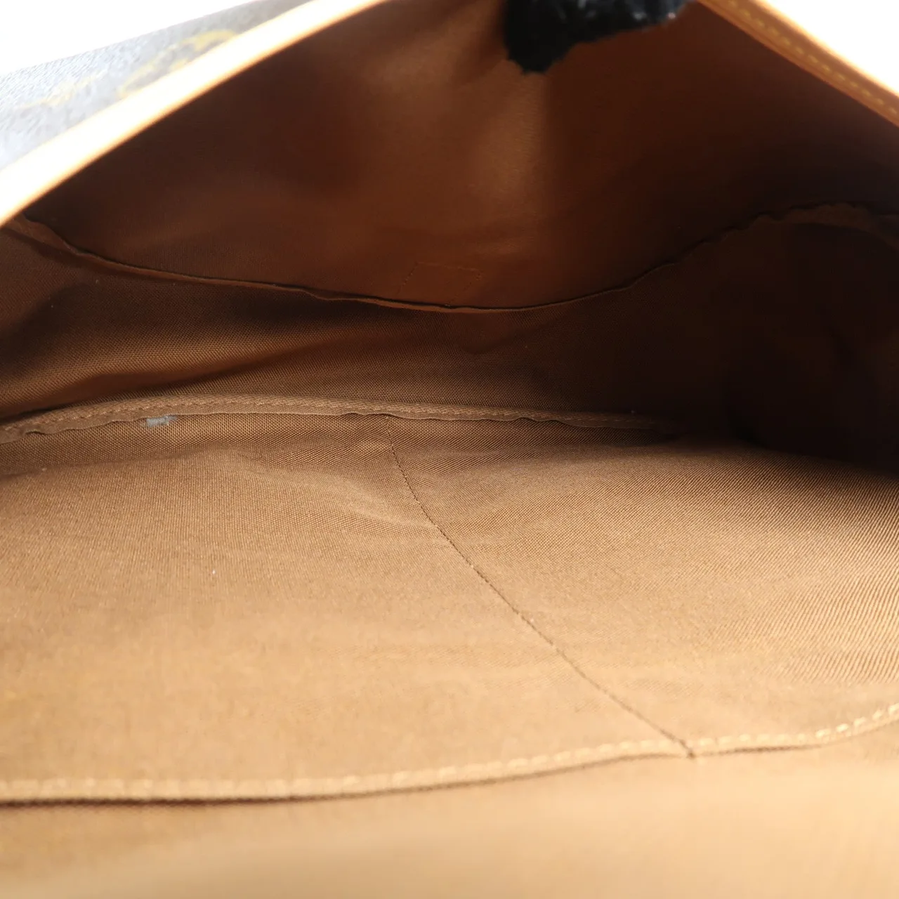 LOUIS VUITTON Saumur M42254 肩背包 塗層帆布 棕色 / Brown 塗層帆布 中古品B - 縮圖 5