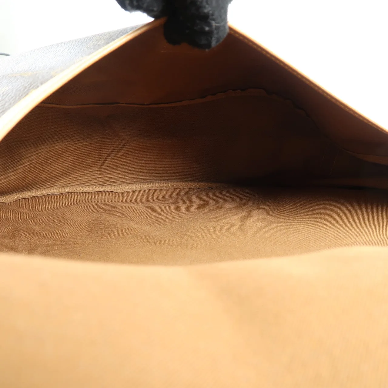 LOUIS VUITTON Saumur M42254 肩背包 塗層帆布 棕色 / Brown 塗層帆布 中古品B - 縮圖 6