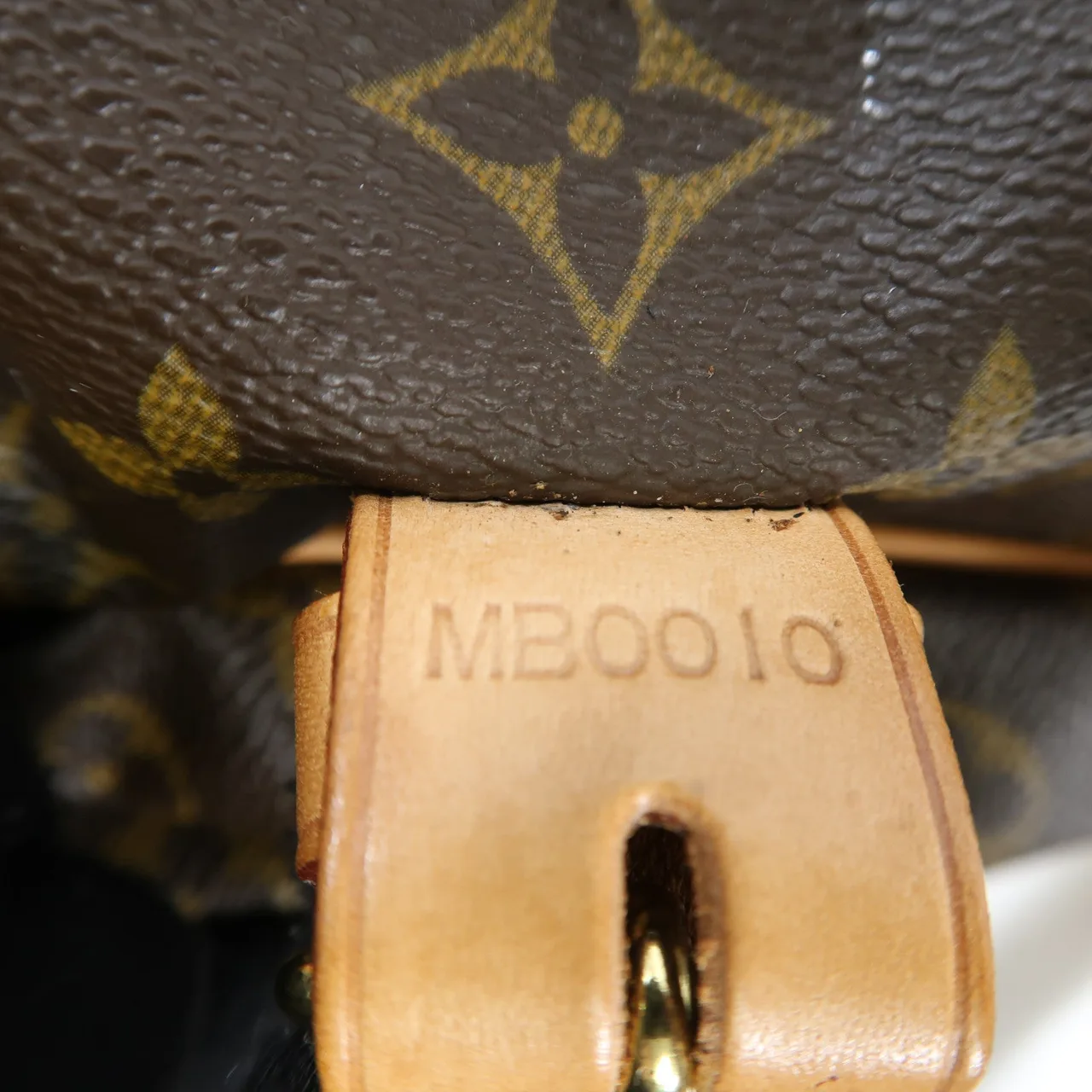 LOUIS VUITTON Saumur M42254 肩背包 塗層帆布 棕色 / Brown 塗層帆布 中古品B - 縮圖 8