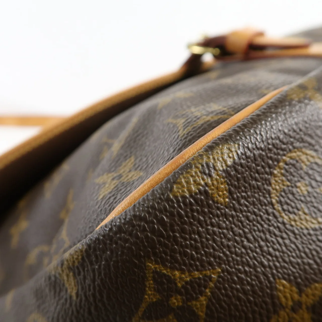 LOUIS VUITTON Saumur M42254 肩背包 塗層帆布 棕色 / Brown 塗層帆布 中古品B - 縮圖 13
