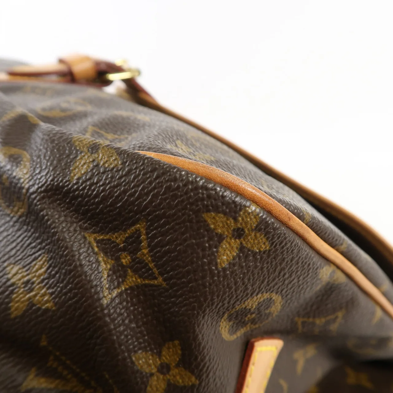 LOUIS VUITTON Saumur M42254 肩背包 塗層帆布 棕色 / Brown 塗層帆布 中古品B - 縮圖 14
