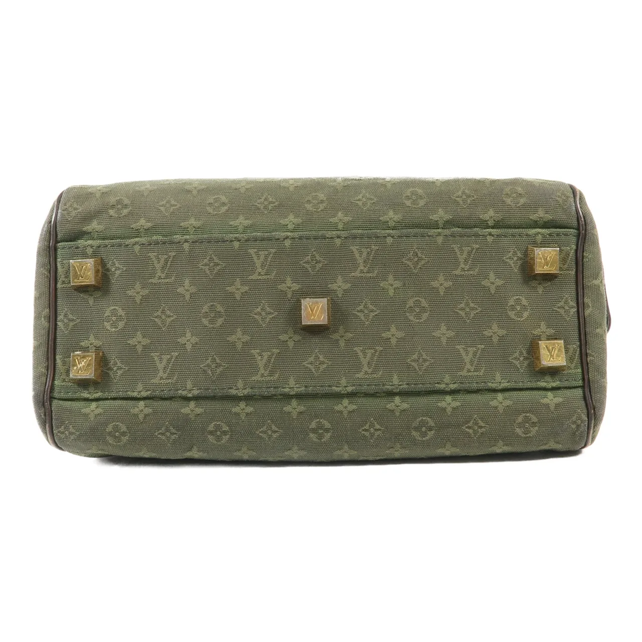 LOUIS VUITTON Josephine M92415 肩背包 帆布 綠色 / Mono-Mini 帆布 中古品B - 縮圖 4