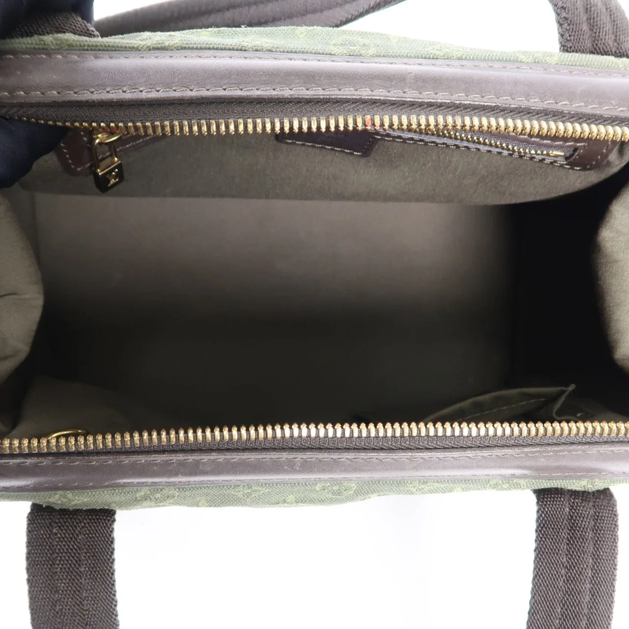 LOUIS VUITTON Josephine M92415 肩背包 帆布 綠色 / Mono-Mini 帆布 中古品B - 縮圖 5