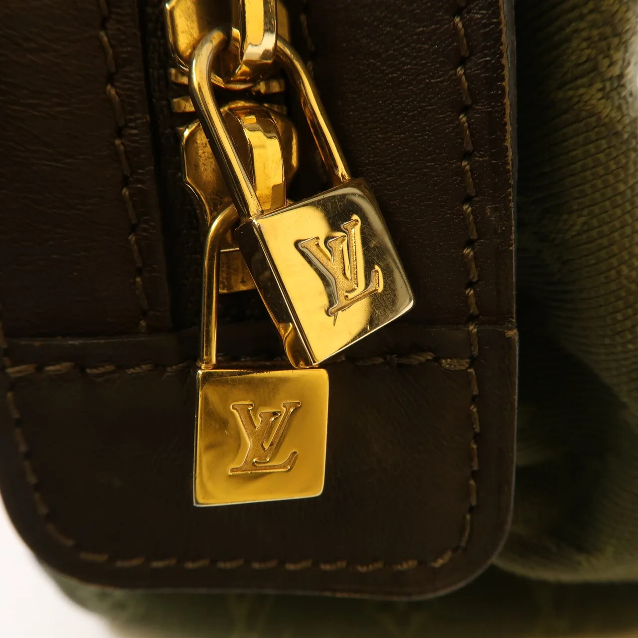 LOUIS VUITTON Josephine M92415 肩背包 帆布 綠色 / Mono-Mini 帆布 中古品B - 縮圖 8