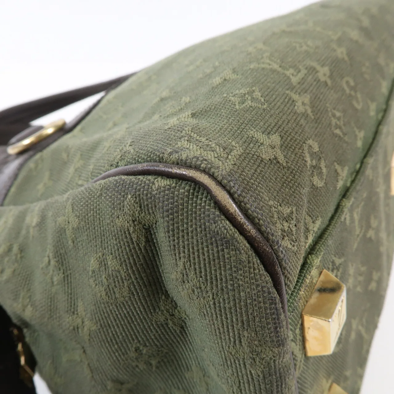 LOUIS VUITTON Josephine M92415 肩背包 帆布 綠色 / Mono-Mini 帆布 中古品B - 縮圖 11