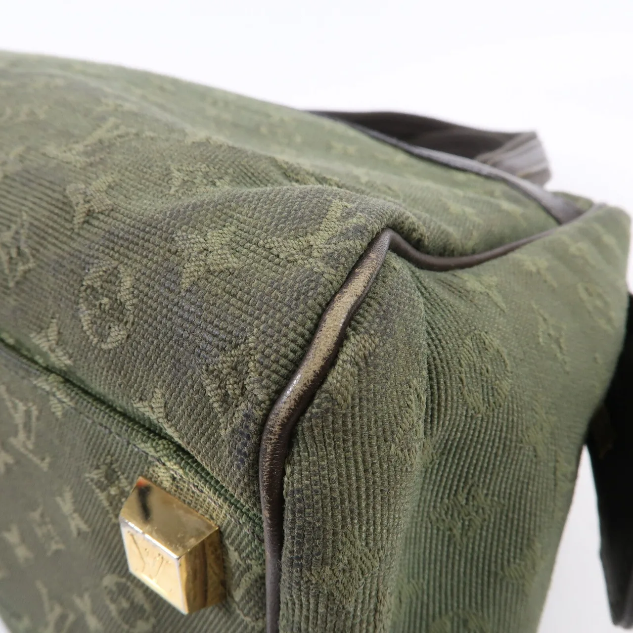 LOUIS VUITTON Josephine M92415 肩背包 帆布 綠色 / Mono-Mini 帆布 中古品B - 縮圖 12