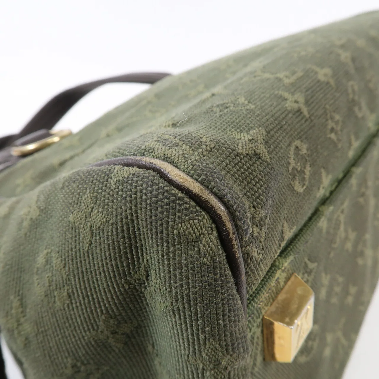 LOUIS VUITTON Josephine M92415 肩背包 帆布 綠色 / Mono-Mini 帆布 中古品B - 縮圖 13