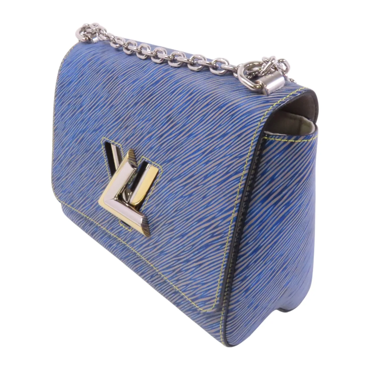 LOUIS VUITTON Twist M50271 肩背包 牛皮 藍色 / Blue 牛皮 中古品A - 縮圖 3