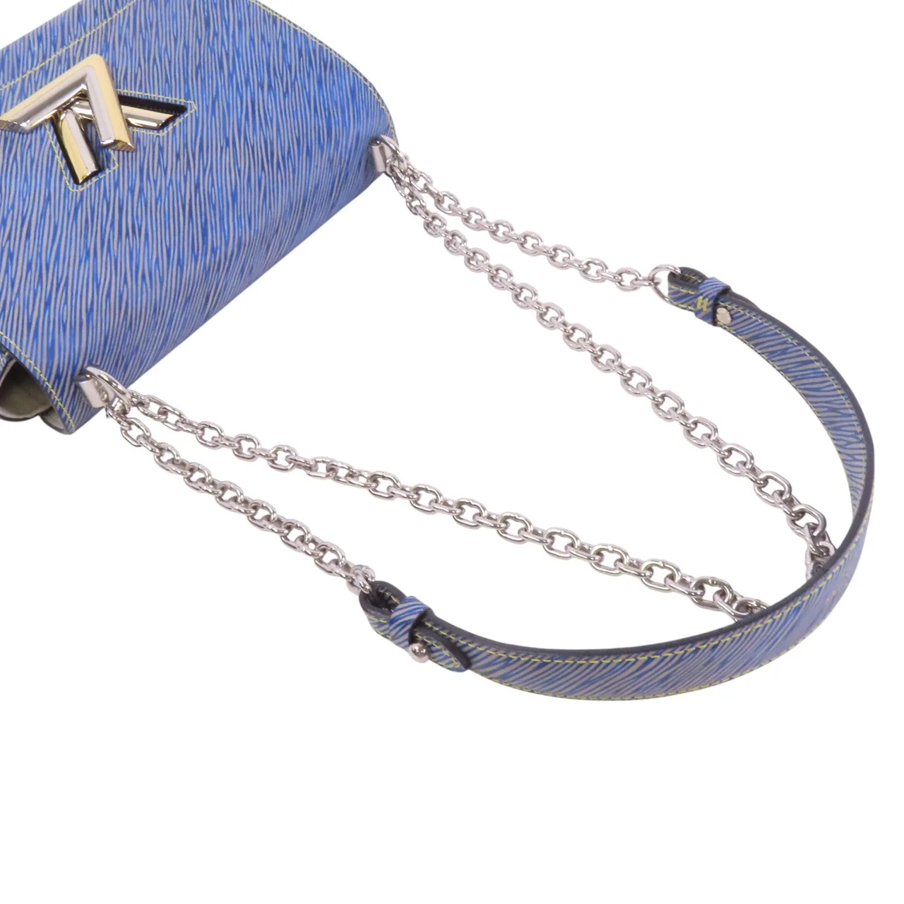 LOUIS VUITTON Twist M50271 肩背包 牛皮 藍色 / Blue 牛皮 中古品A - 縮圖 8