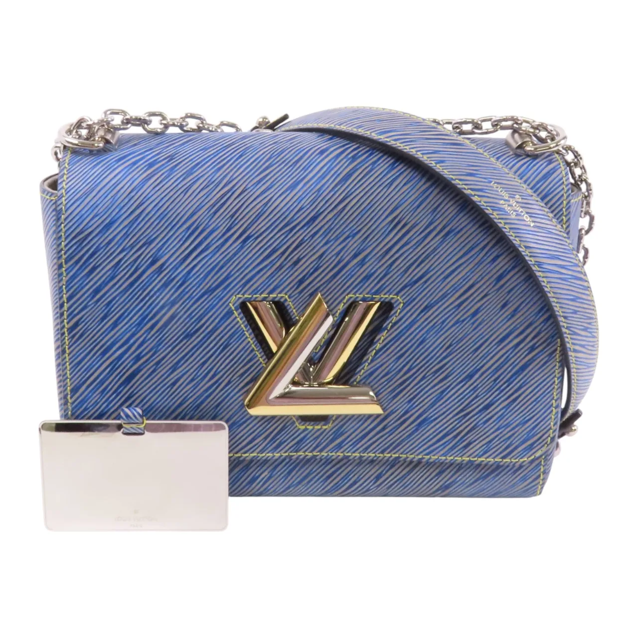LOUIS VUITTON Twist M50271 肩背包 牛皮 藍色 / Blue 牛皮 中古品A - 縮圖 10