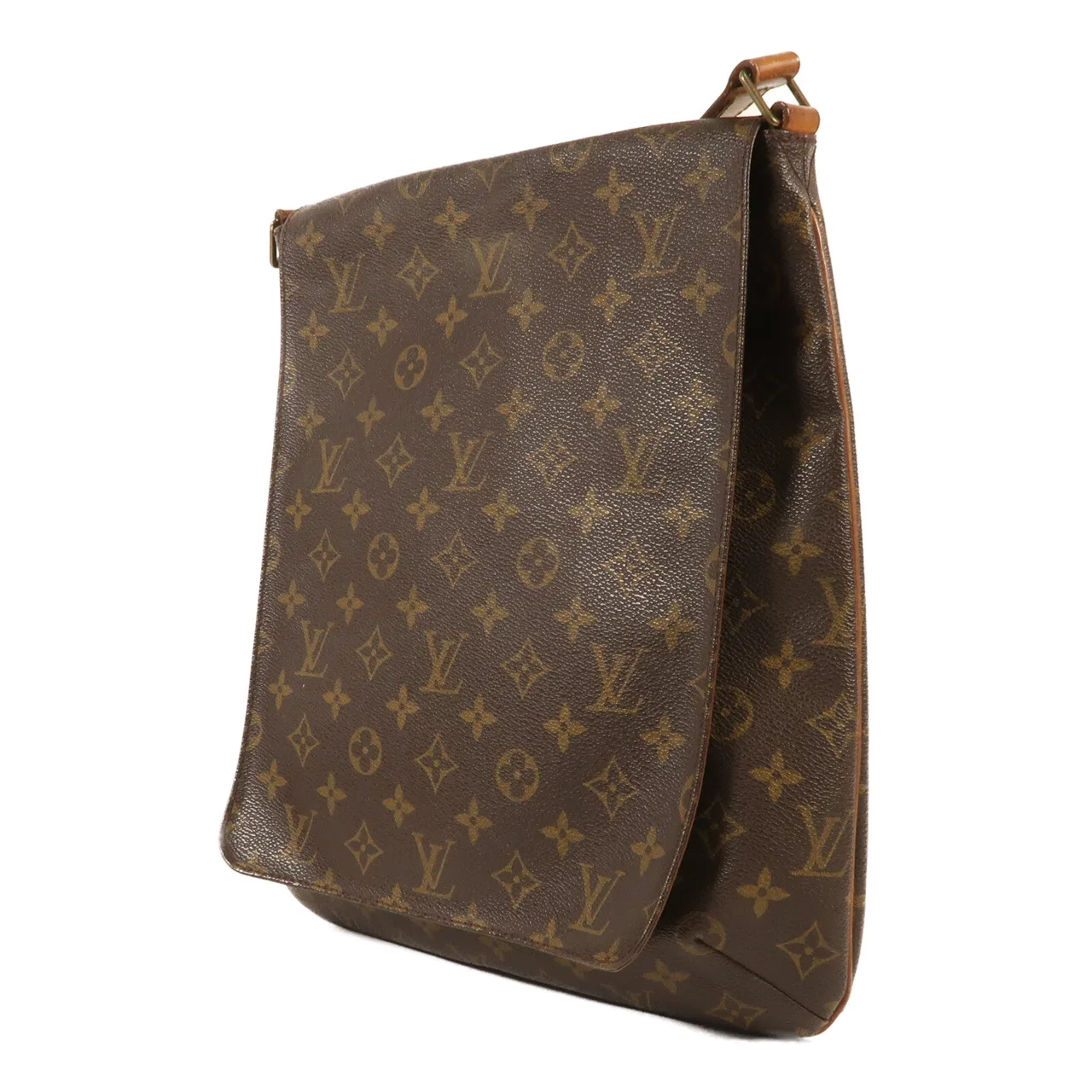 LOUIS VUITTON Musette M51256 肩背包 塗層帆布 棕色 塗層帆布 中古品B - 縮圖 3