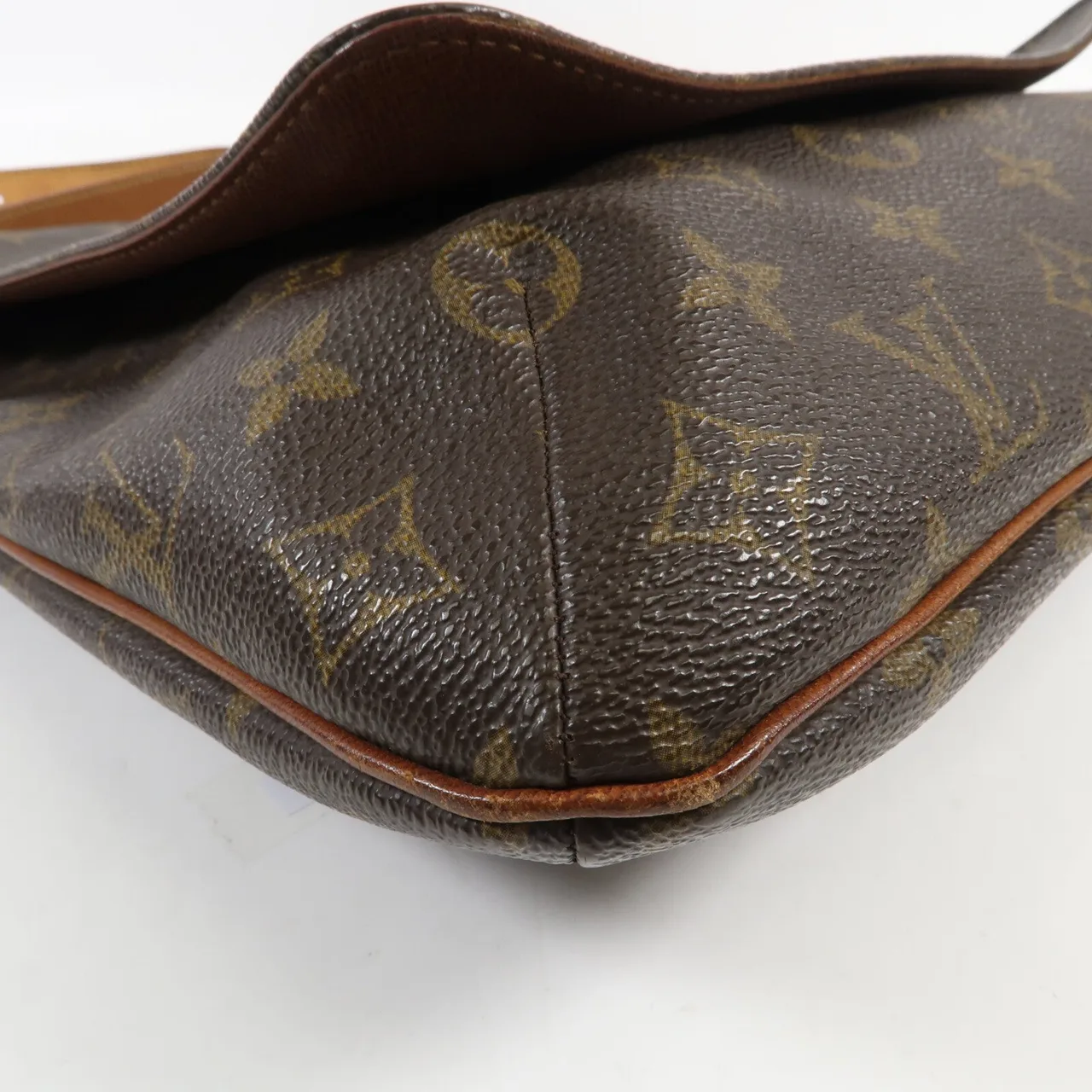 LOUIS VUITTON Musette M51256 肩背包 塗層帆布 棕色 塗層帆布 中古品B - 縮圖 9