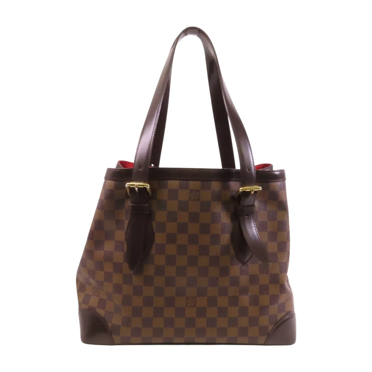 LOUIS VUITTON Hampstead N51204 托特包 塗層帆布 棕色 / 紅色 / Brown 塗層帆布 中古品B - 縮圖 2
