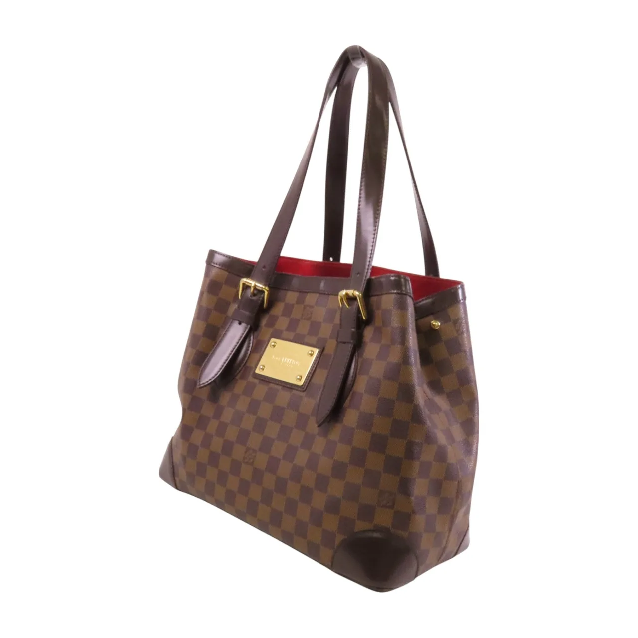 LOUIS VUITTON Hampstead N51204 托特包 塗層帆布 棕色 / 紅色 / Brown 塗層帆布 中古品B - 縮圖 3