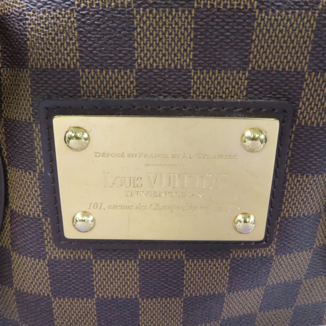 LOUIS VUITTON Hampstead N51204 托特包 塗層帆布 棕色 / 紅色 / Brown 塗層帆布 中古品B - 縮圖 8