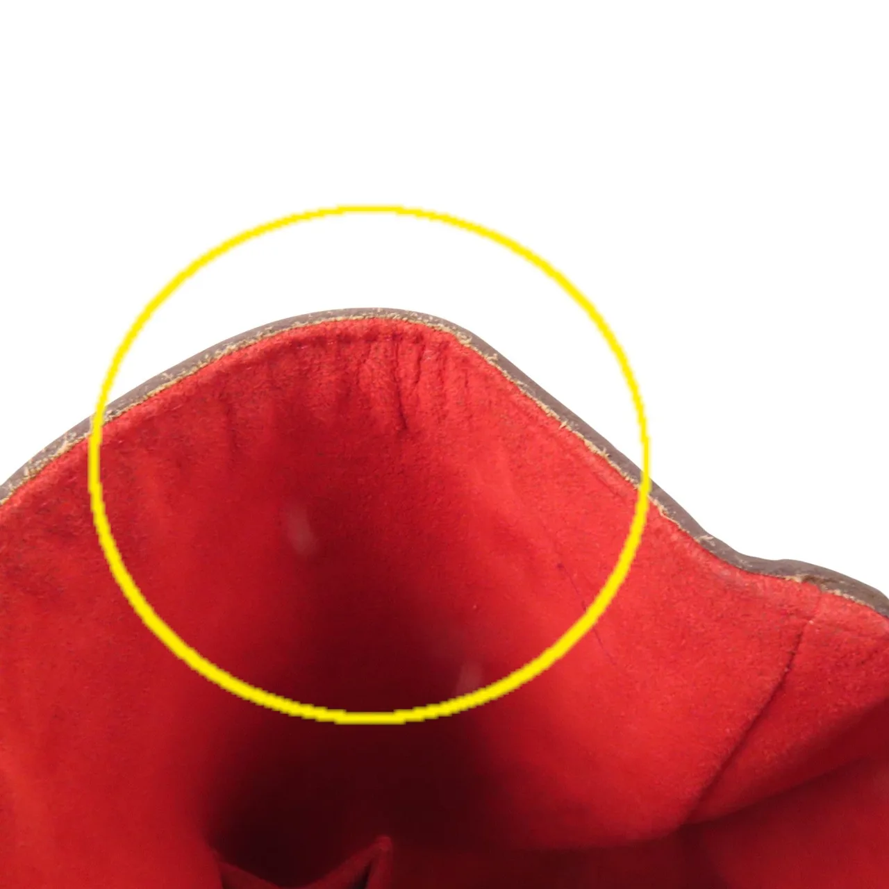 LOUIS VUITTON Hampstead N51204 托特包 塗層帆布 棕色 / 紅色 / Brown 塗層帆布 中古品B - 縮圖 18