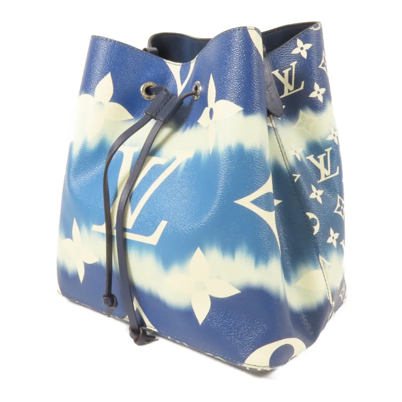 LOUIS VUITTON NeoNoe M45126 肩背包 塗層帆布 藍色 / 白色 / Blue 塗層帆布 中古品A - 縮圖 3