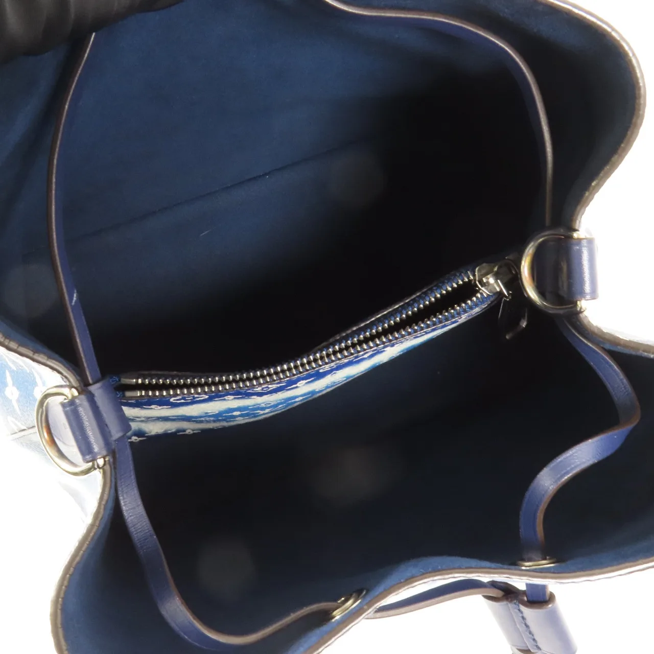 LOUIS VUITTON NeoNoe M45126 肩背包 塗層帆布 藍色 / 白色 / Blue 塗層帆布 中古品A - 縮圖 12