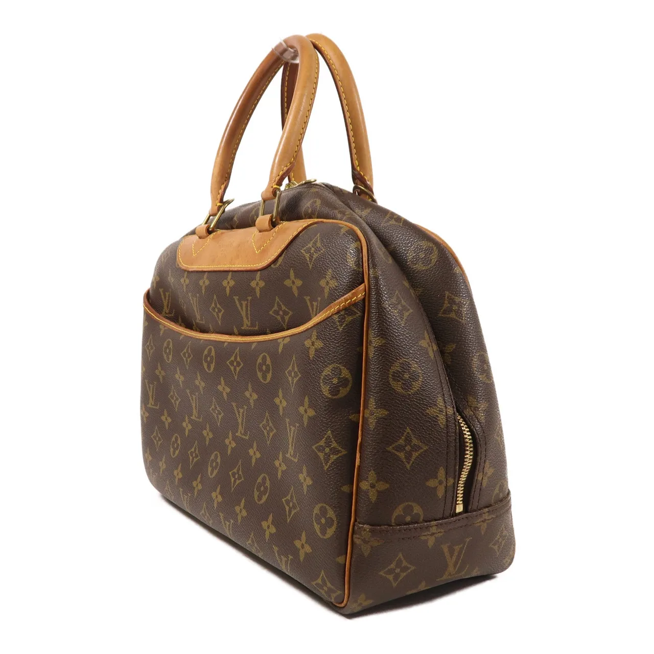 LOUIS VUITTON Deauville M47270 手提包 塗層帆布 棕色 / Brown 塗層帆布 中古品B - 縮圖 3