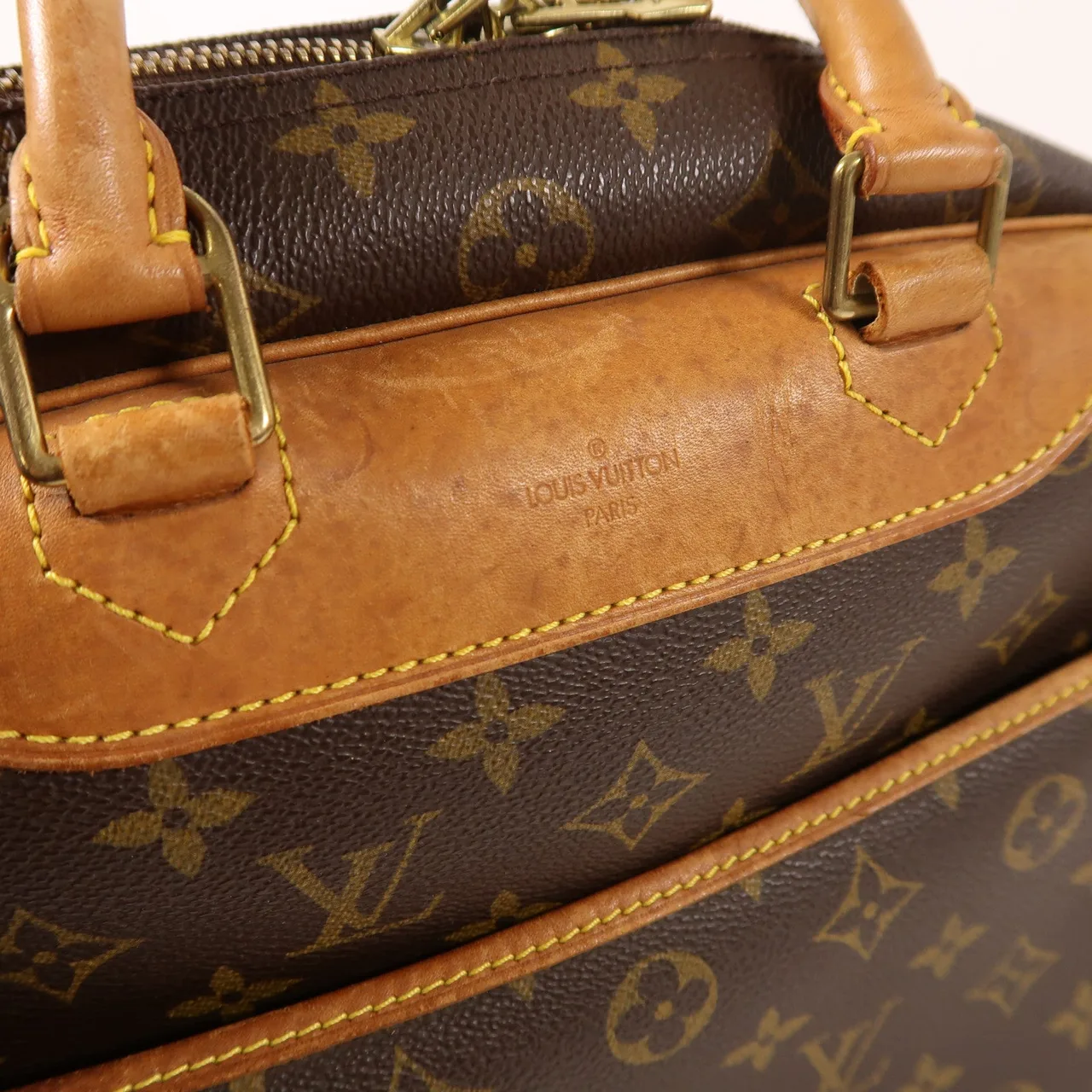 LOUIS VUITTON Deauville M47270 手提包 塗層帆布 棕色 / Brown 塗層帆布 中古品B - 縮圖 14