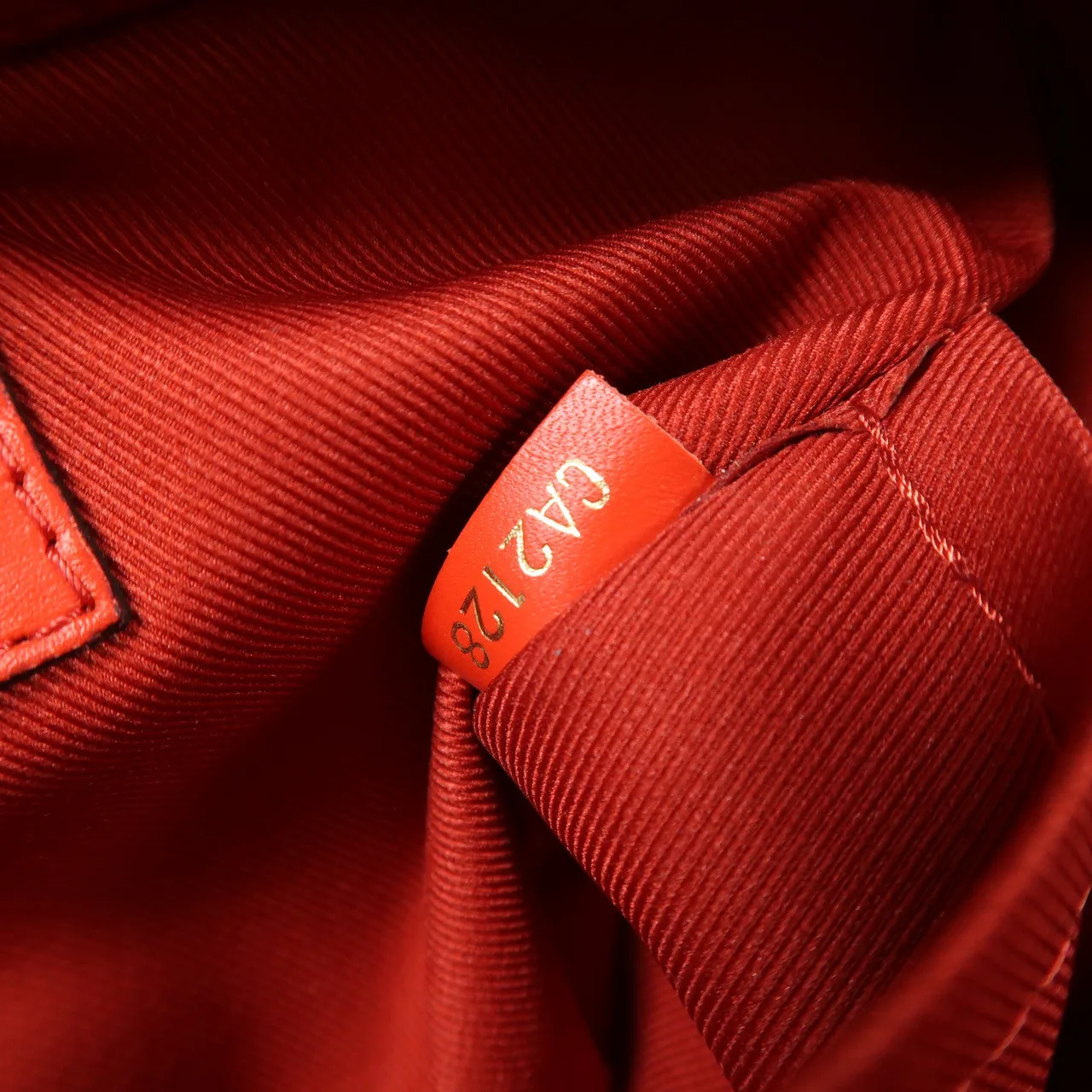 LOUIS VUITTON Saintonge M43556 兩用包 塗層帆布 棕色 / Red 塗層帆布 中古品B - 縮圖 7