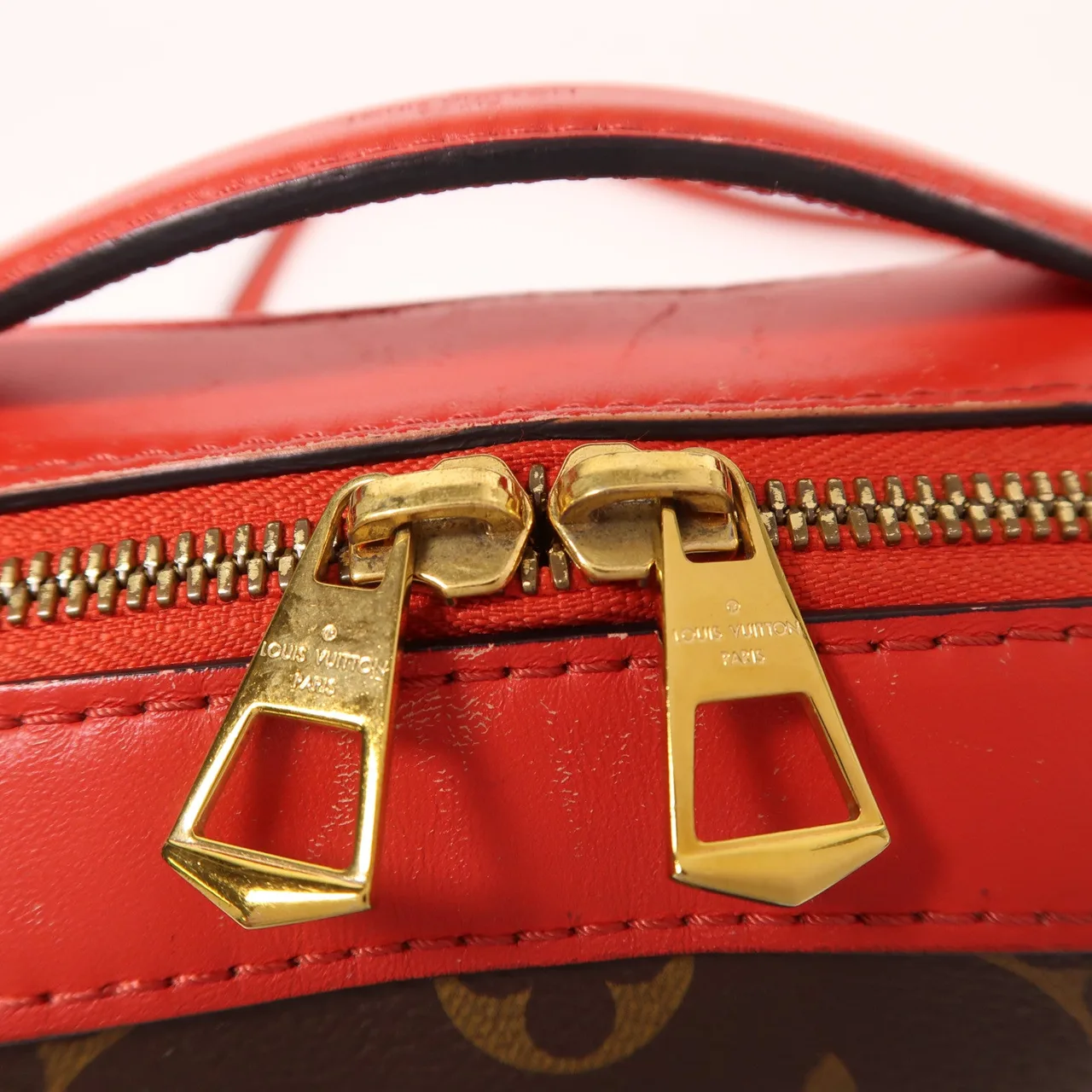 LOUIS VUITTON Saintonge M43556 兩用包 塗層帆布 棕色 / Red 塗層帆布 中古品B - 縮圖 13
