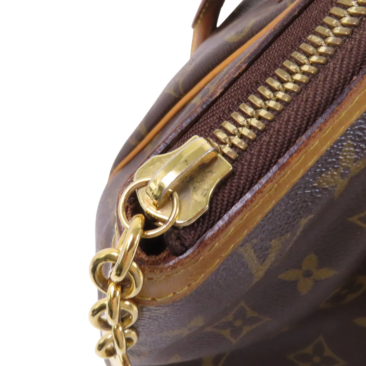 LOUIS VUITTON Tivoli M40144 托特包 塗層帆布 棕色 塗層帆布 中古品B - 縮圖 9