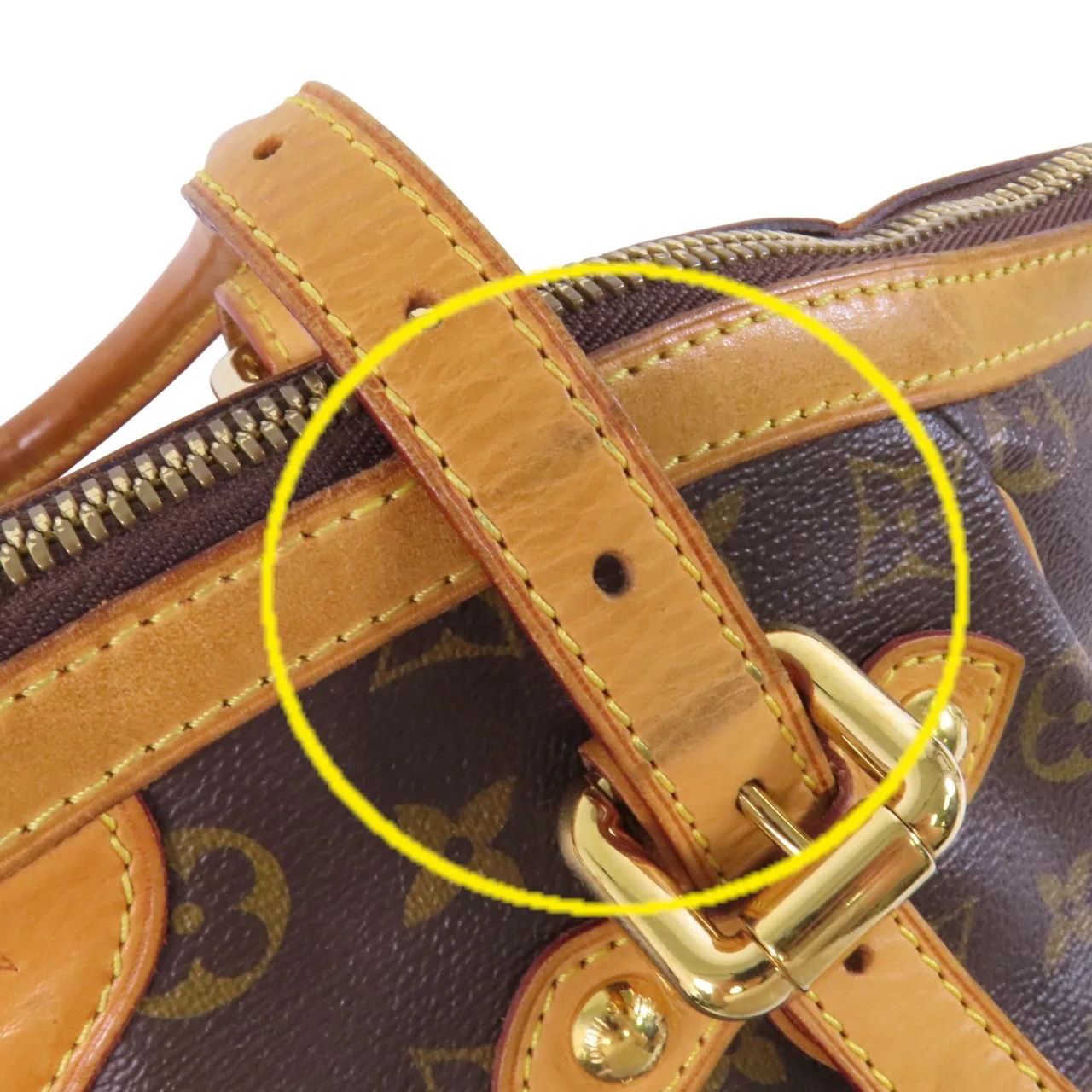 LOUIS VUITTON Tivoli M40144 托特包 塗層帆布 棕色 塗層帆布 中古品B - 縮圖 16