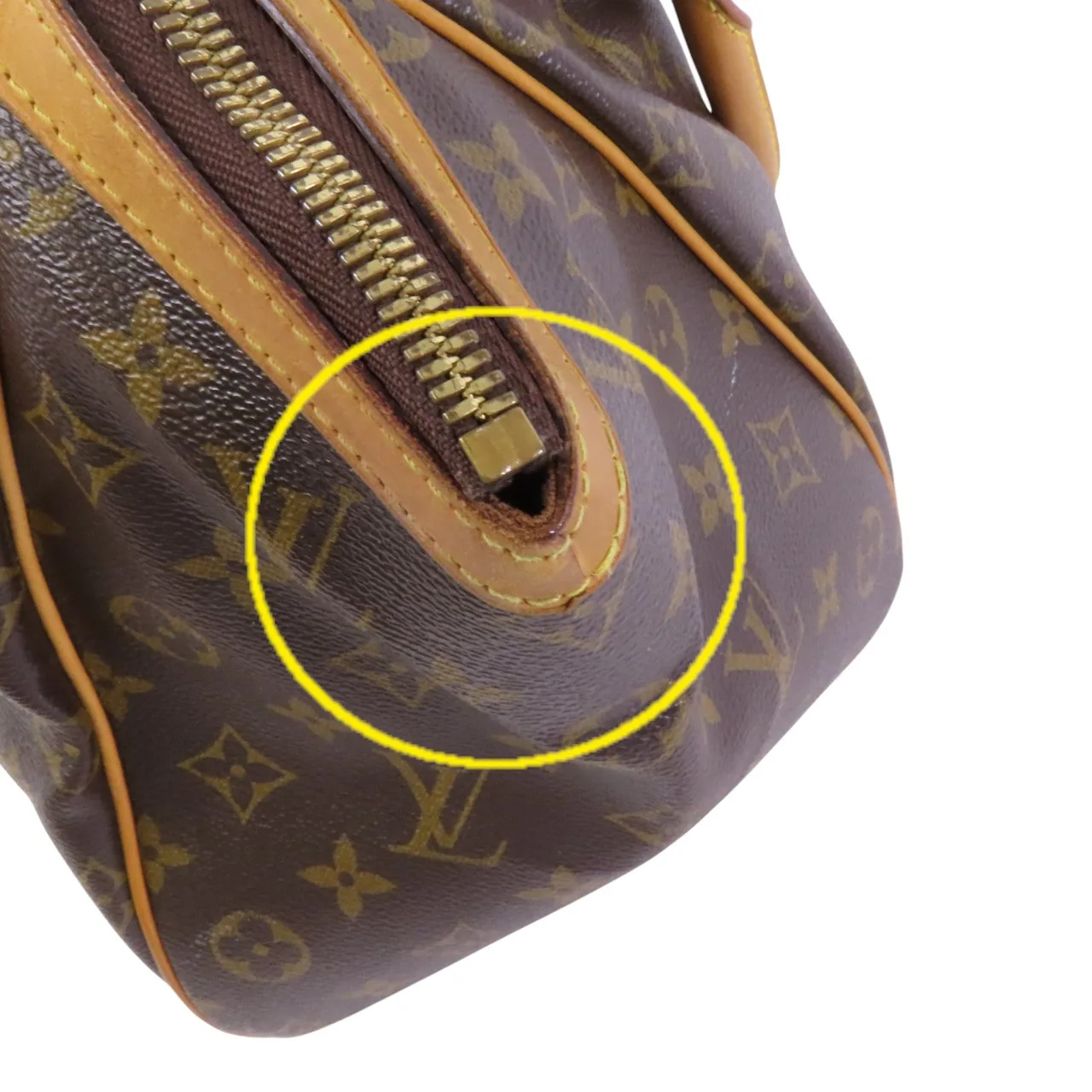 LOUIS VUITTON Tivoli M40144 托特包 塗層帆布 棕色 塗層帆布 中古品B - 縮圖 19