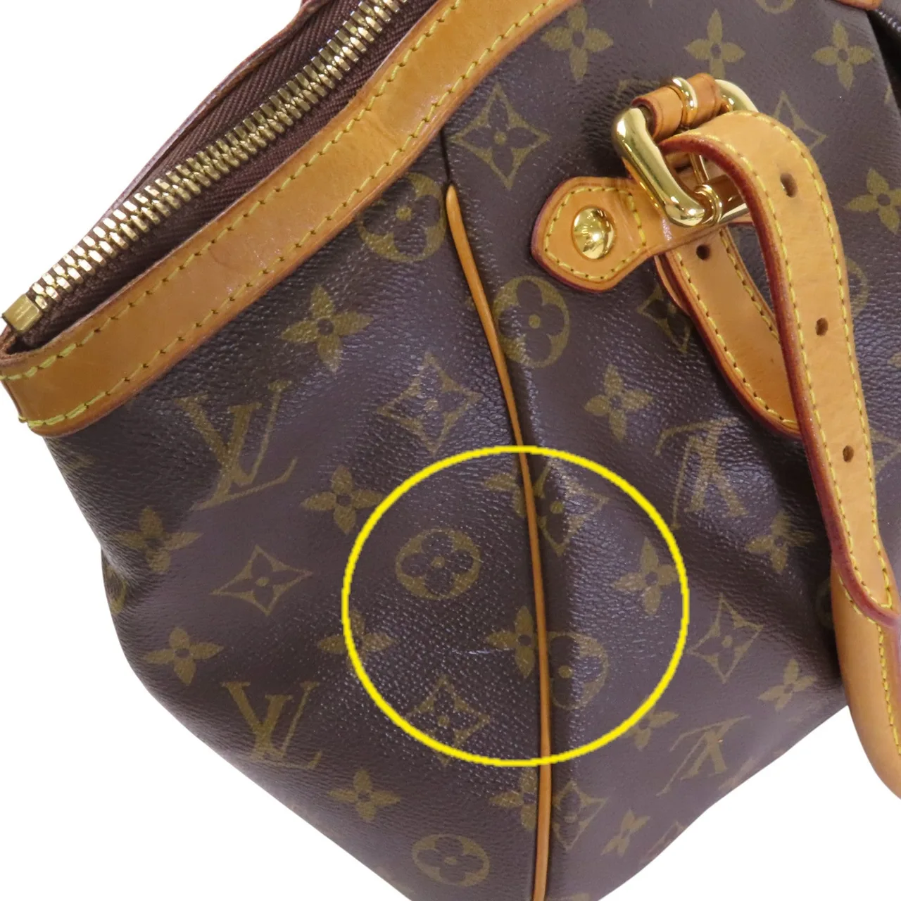LOUIS VUITTON Tivoli M40144 托特包 塗層帆布 棕色 塗層帆布 中古品B - 縮圖 20