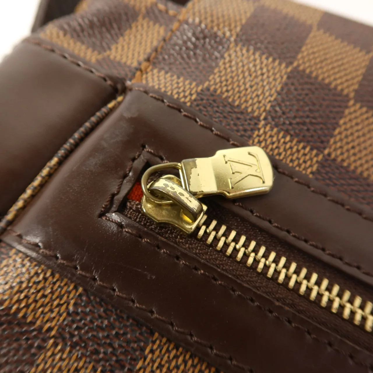 LOUIS VUITTON Bastille N45258 肩背包 塗層帆布 棕色 塗層帆布 中古品B - 縮圖 18