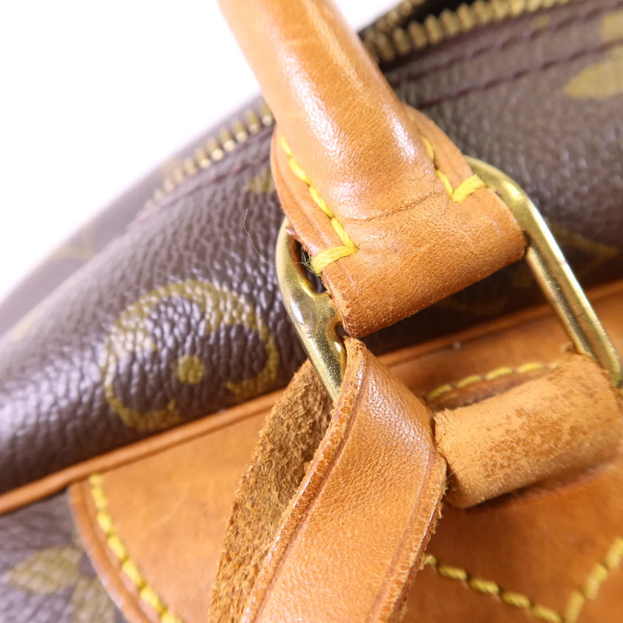 LOUIS VUITTON Deauville M47270 Handbag Coated Canvas 棕色 Coated Canvas Rank B - Thumbnail 11