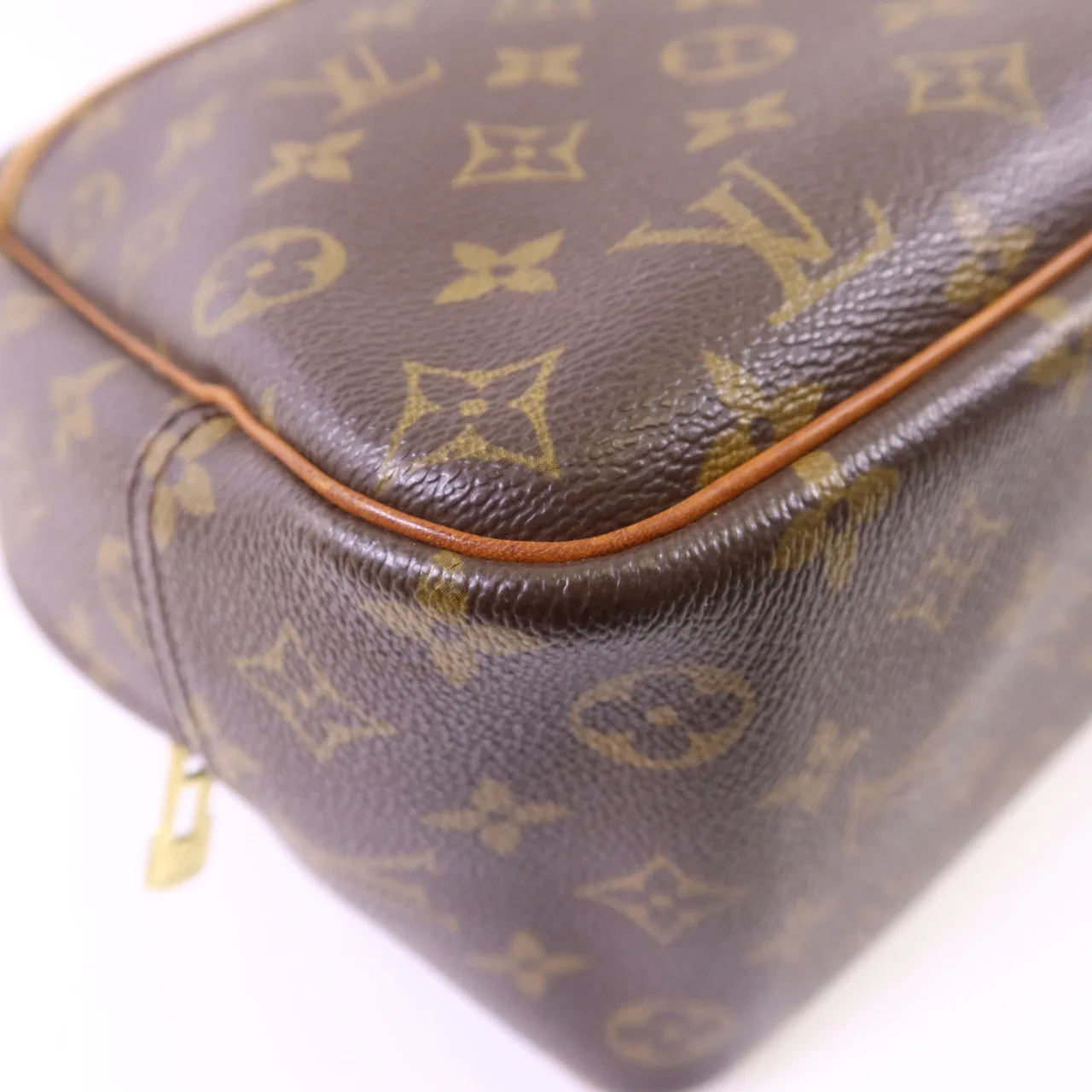 LOUIS VUITTON Deauville M47270 Handbag Coated Canvas 棕色 Coated Canvas Rank B - Thumbnail 14
