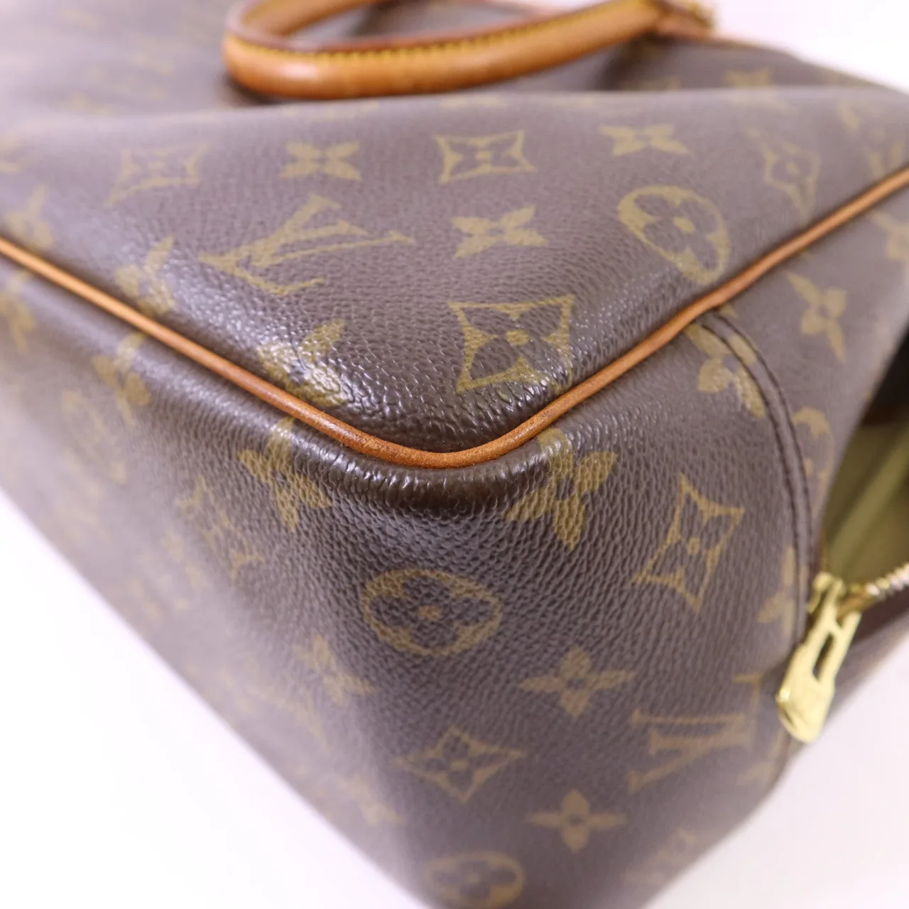 LOUIS VUITTON Deauville M47270 Handbag Coated Canvas 棕色 Coated Canvas Rank B - Thumbnail 15