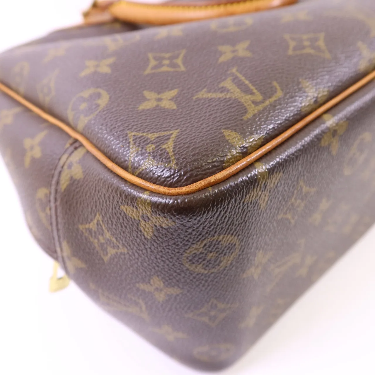 LOUIS VUITTON Deauville M47270 Handbag Coated Canvas 棕色 Coated Canvas Rank B - Thumbnail 16