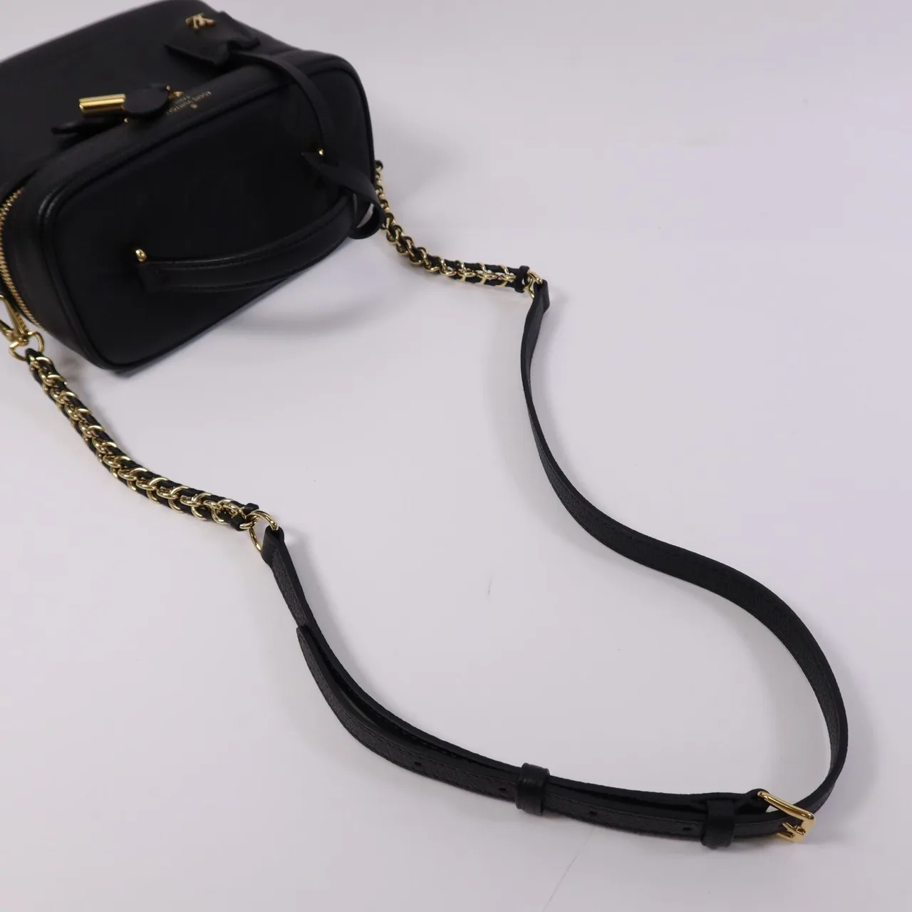 LOUIS VUITTON Vanity M45598 兩用包 牛皮 黑色 / Black 牛皮 中古品A - 縮圖 10